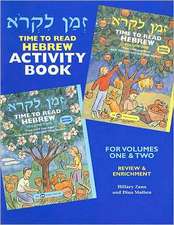 Time to Read Hebrew Activity Book: Review & Enrichment