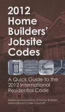 2012 Home Builders' Jobsite Codes