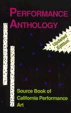 Performance Anthology