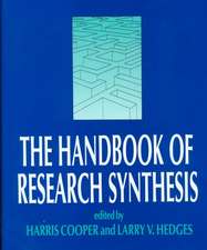 The Handbook of Research Synthesis