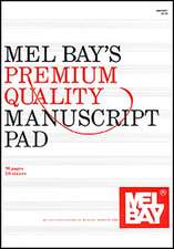 Premium Quality Manuscript Pad Ten-Stave