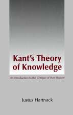 Kant's Theory of Knowledge: An Introduction to the Critique of Pure Reason