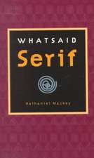 Whatsaid Serif