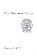 Case Grammar Theory