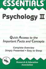 Psychology II Essentials