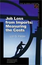 Job Loss from Imports – Measuring the Costs