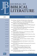 Journal of Biblical Literature 137.2 (2018)