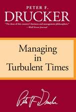 Managing in Turbulent Times