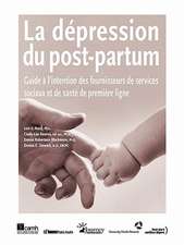 La Depression Du Post-Partum: Guide A L Intention Des Fournisseurs de Services Sociaux Et de Sante de Premiere Ligne