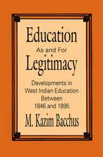 Education as and for Legitimacy