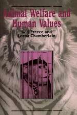 Animal Welfare and Human Values