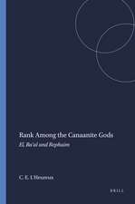 Rank among the Canaanite Gods