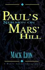 Paul's Sermon on Mars' Hill