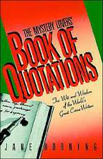 The Mystery Lovers' Book of Quotations