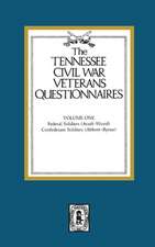 Tennessee Civil War Veteran Questionnaires