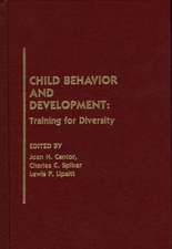 Child Behavior and Development: Training for Diversity