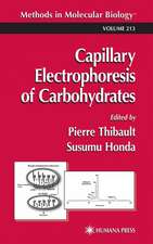 Capillary Electrophoresis of Carbohydrates