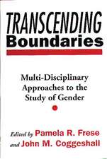 Transcending Boundaries: Multi-Disciplinary Approaches to the Study of Gender