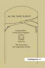 As the Twig Is Bent: Lasting Effects of Preschool Programs