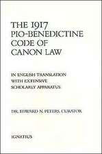 The 1917 Pio-Benedictine Code of Canon Law