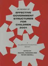 Hodgkin, R: UK Review of Effective Government Structures for