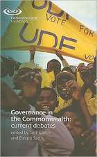 Governance in the Commonwealth: Current Debates