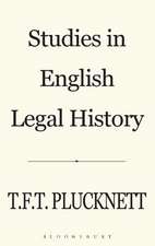 Studies in English Legal History