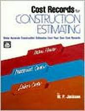 Cost Records for Construction Estimating