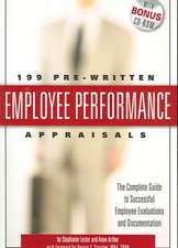 199 Pre-Written Employee Performance Appraisals