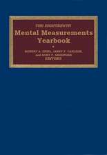 The Eighteenth Mental Measurements Yearbook