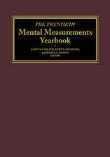 The Twentieth Mental Measurements Yearbook