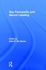 Gay Personality And Sexual Labeling: Critical Clinical Issues