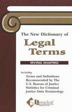 The New Dictionary of Legal Terms