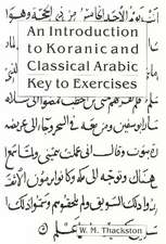 An Introduction to Koranic and Classical Arabic