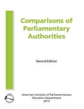 Comparisons of Parliamentary Authorities