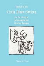 Journal of the Early Book Society Volume 9