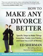 How to Make Any Divorce Better: Specific Steps to Make Things Smoother, Faster, Less Painful and Save You a Lot of Money