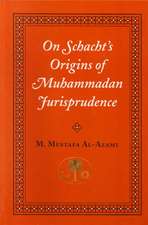 On Schacht's Origins of Muhammadan Jurisprudence