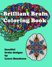 Brilliant Brain Coloring Book: fanciful brain designs