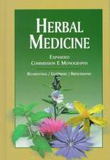 Herbal Medicine: Expanded Commission E Monographs