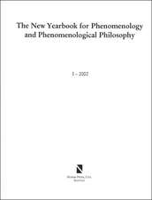 The New Yearbook for Phenomenology and Phenomenological Philosophy: Volume 1