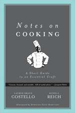 Notes on Cooking