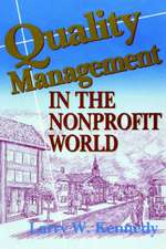 Quality Management in the Nonprofit World