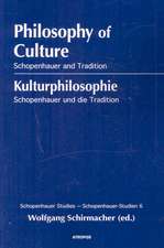 Philosophy of Culture, Schopenhauer and Tradition