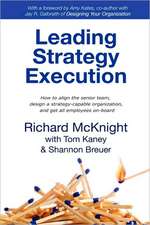 Leading Strategy Execution