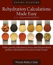 Pantry Stuffers Rehydration Calculations Made Easy: Metric Measurements