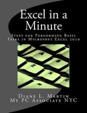 Excel in a Minute