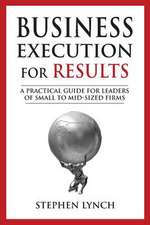 Business Execution for Results