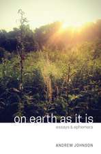 On Earth As It Is