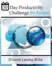 30-Day Productivity Challenge for Authors